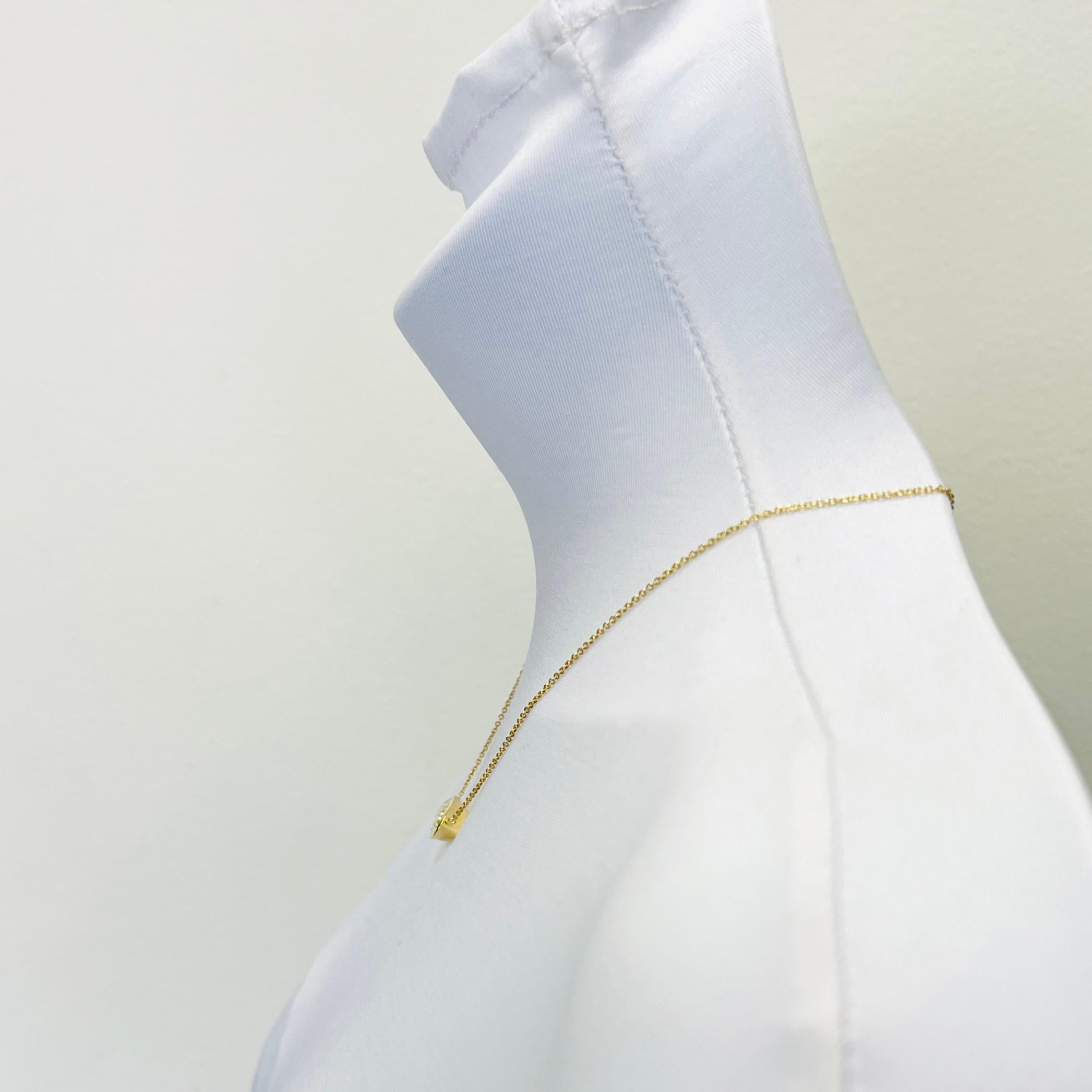Collar Bisel Este Oeste de Diamantes Marquesa de 5 Quilates en Oro Amarillo de 18 K Corte marquesa en venta