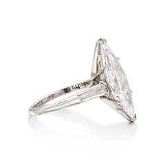 5 Carat Marquise Statement Brilliant White VS  Timeless Brilliance Diamond Ring