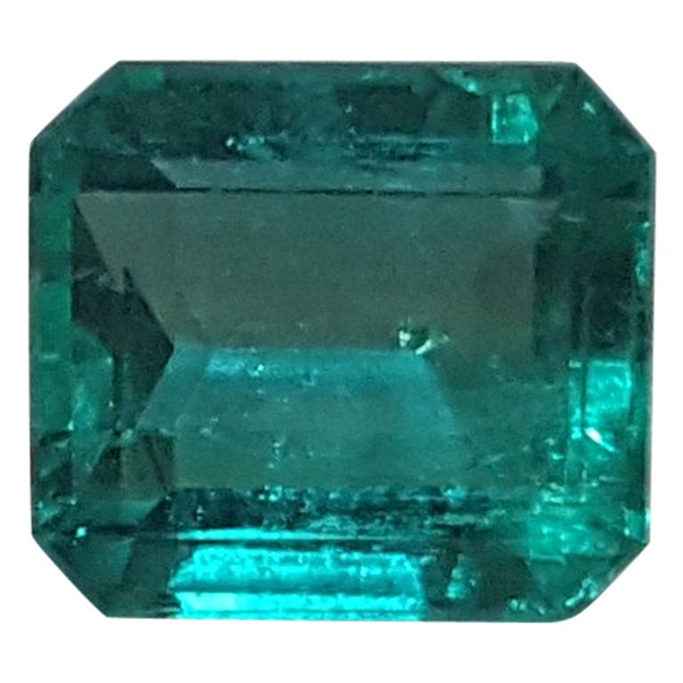 5 Carat Muzo Colombian Emerald Yellow Gold Engagement Ring For Sale