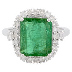Emerald Cocktail Rings