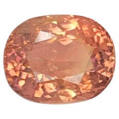 5 Carat Natural Loose Peachy Pinky Tourmaline Stone Oval Cut African Gemstone