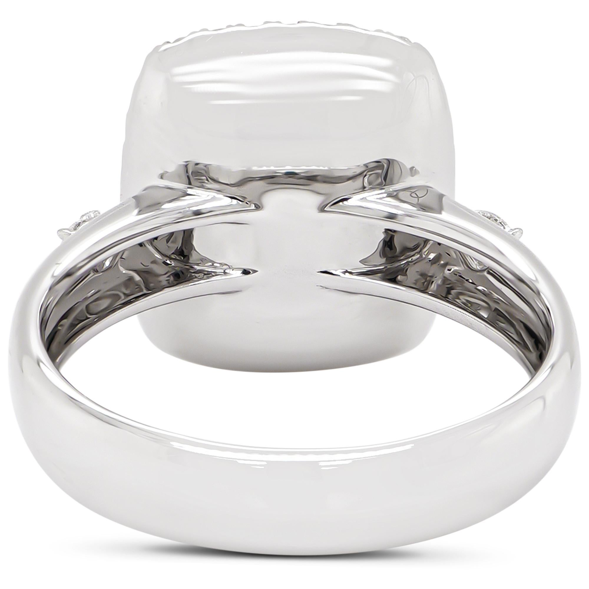 5 Karat Paraiba zertifizierter weißer Diamant 18K Gold Handgefertigter Solitär Ring (Art nouveau) im Angebot