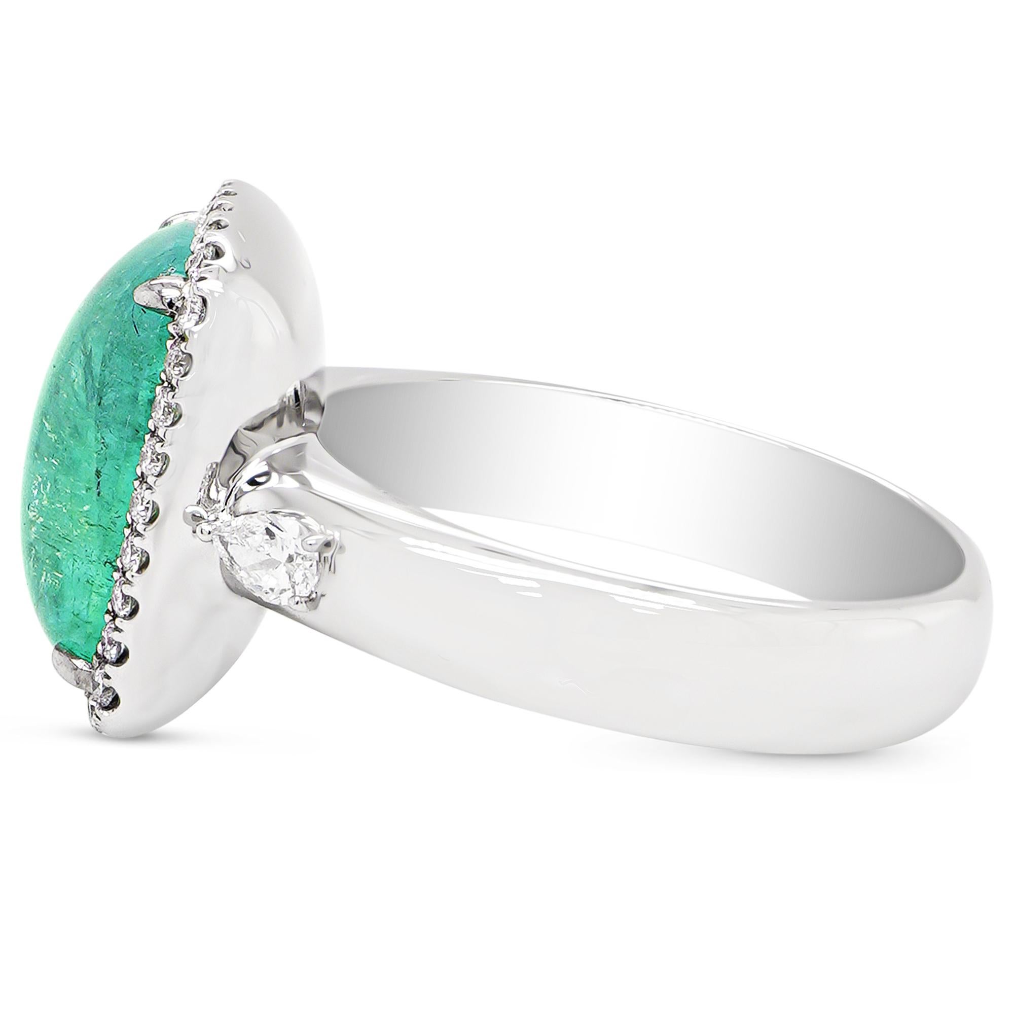 5 Karat Paraiba zertifizierter weißer Diamant 18K Gold Handgefertigter Solitär Ring (Kissenschliff) im Angebot
