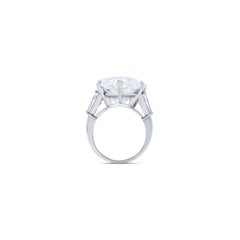 5 Carat Pear Statement Brilliante White / F color VVS 14K White Gold Diamond Ring