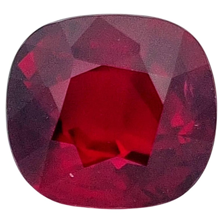 Pierre Précieuse Rubis 'Sang De Pigeon' Naturel 5 Carats - Certifiée GIR - Taille Émeraude - Non Traitée