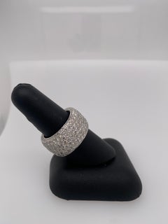 5 Carat Platinum Pave Ring