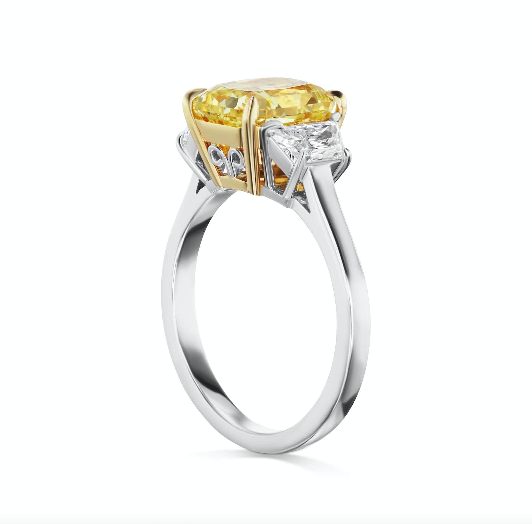 5 carat radiant diamond ring