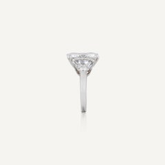 5 Carat Radiant Statement Brilliant White VS  Gold  Sophistication Diamond Ring
