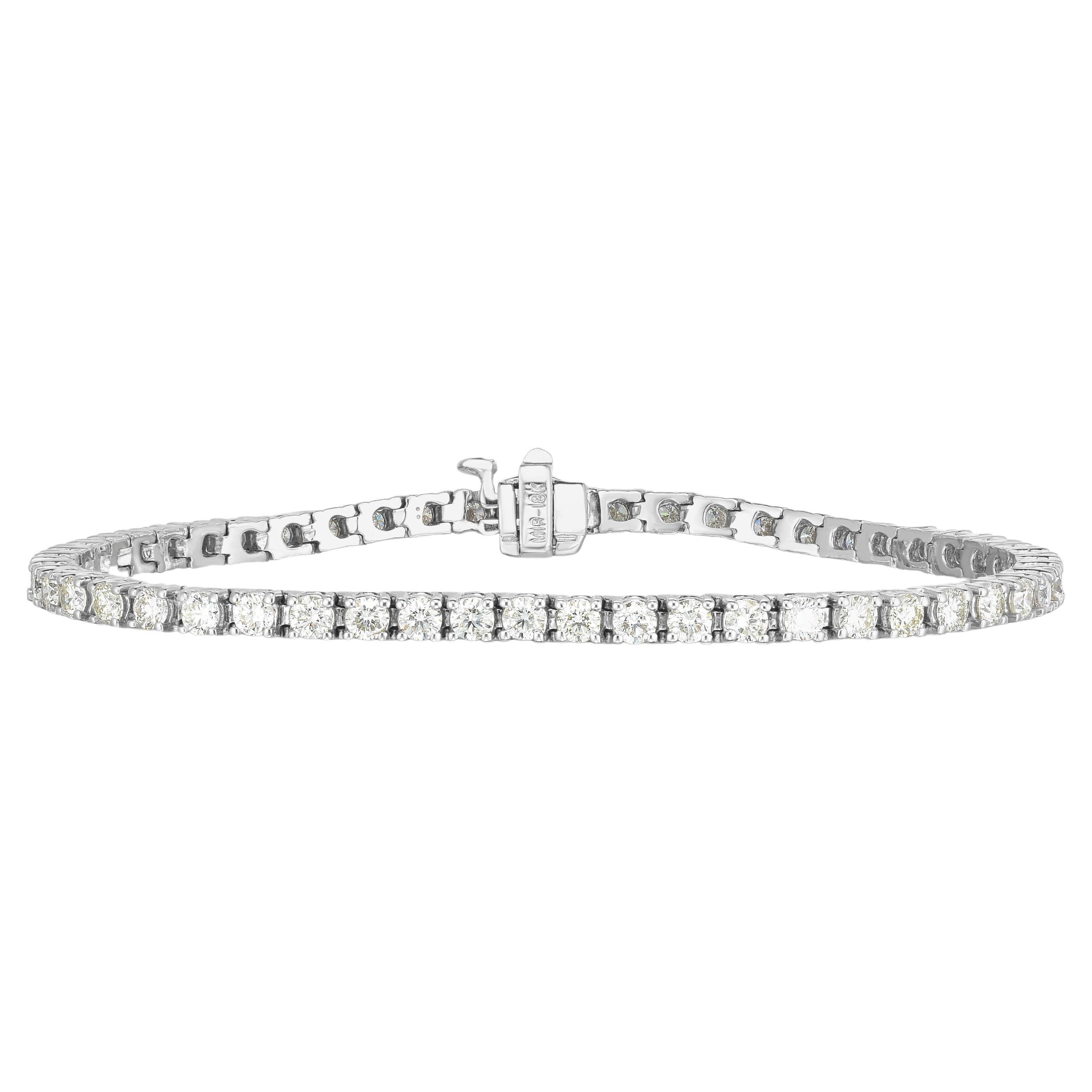 5 Carat Tennis Bracelet In New Condition For Sale In New York, NY