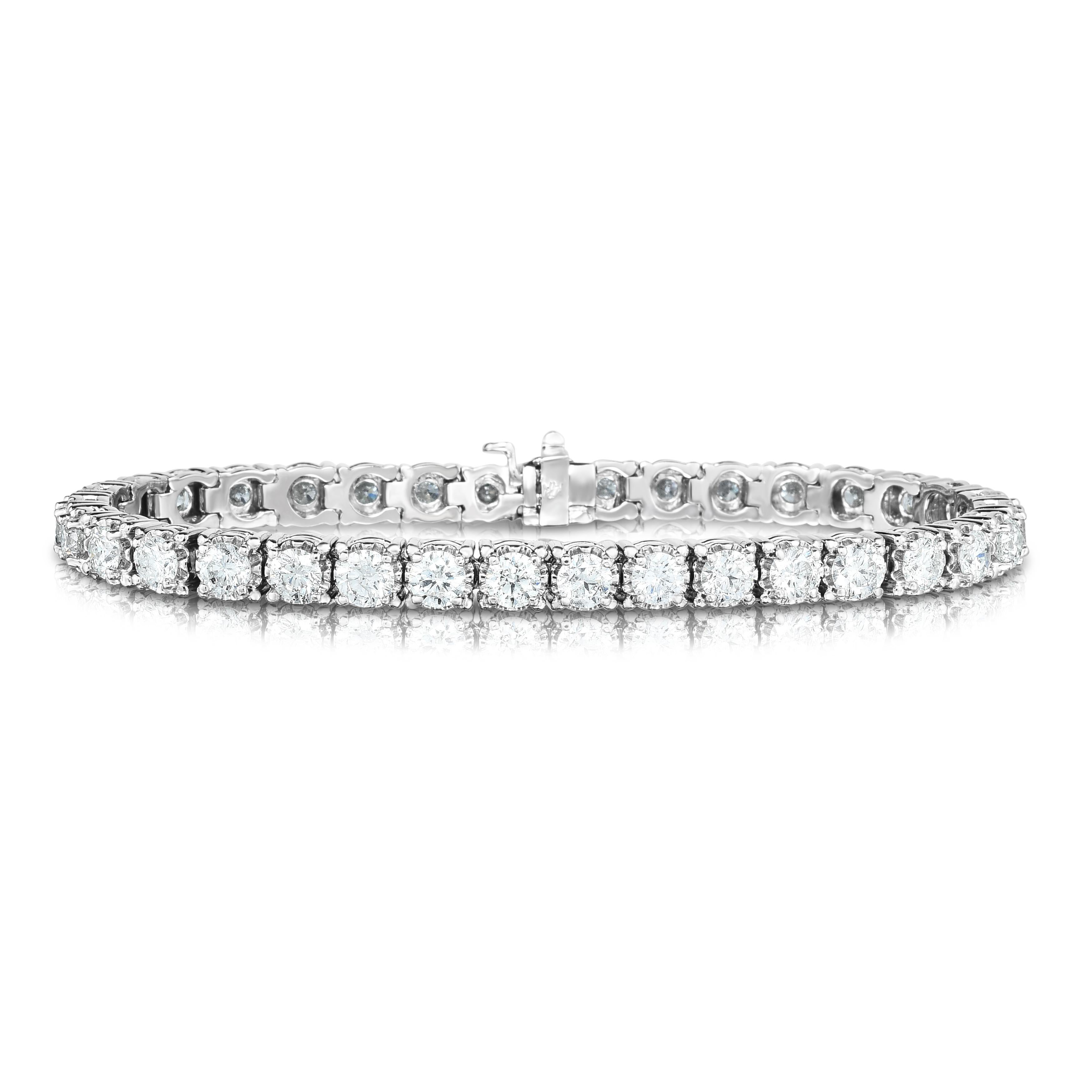 5 Carat Tennis Bracelet For Sale 1