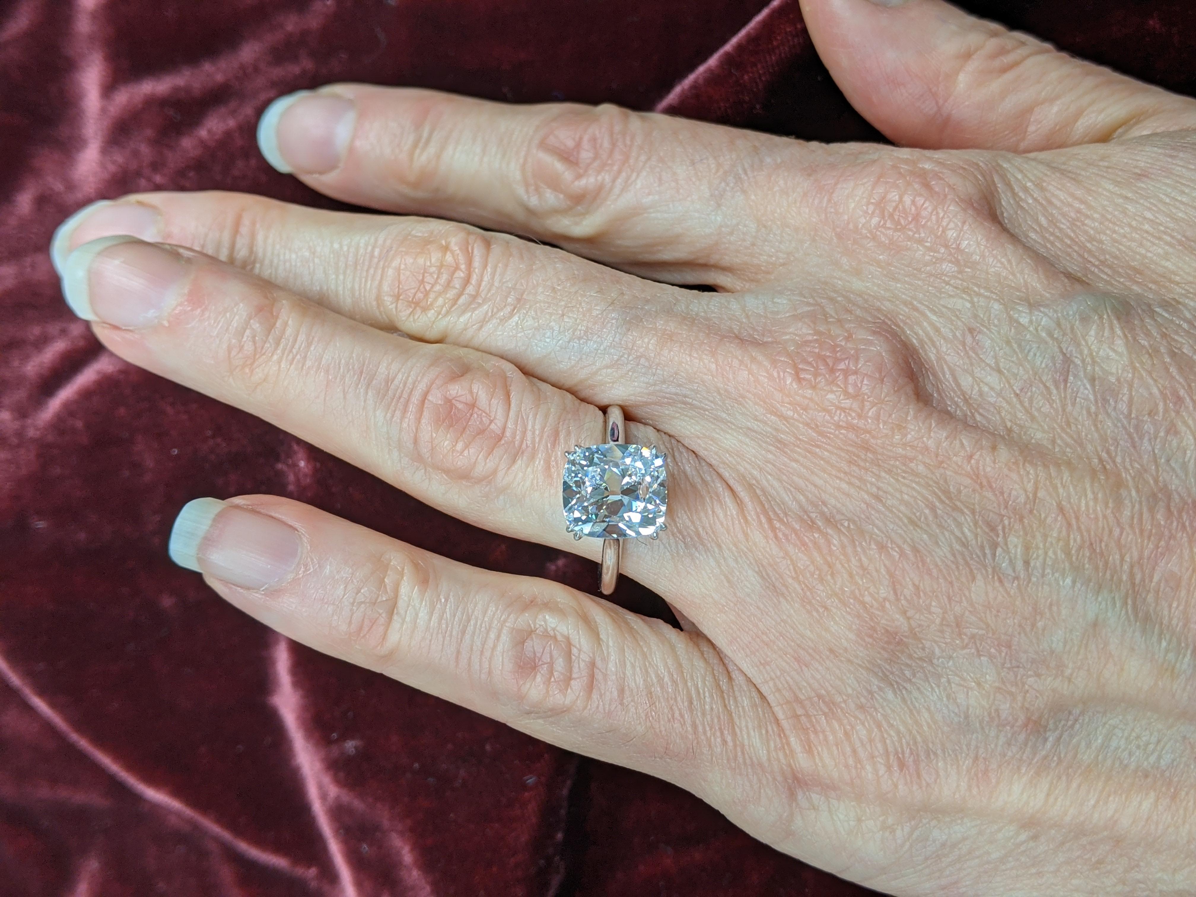 5 carat vintage diamond ring