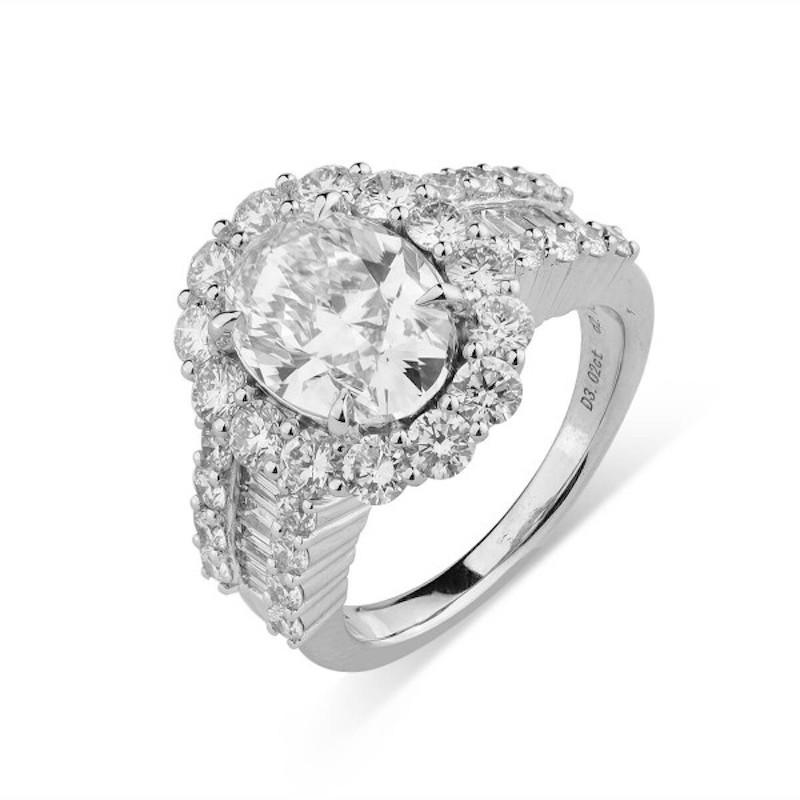 5 Carat White Diamond Ring For Sale at 1stDibs | 5 carat diamond ring ...