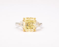 5 carat Yellow Diamond Ring