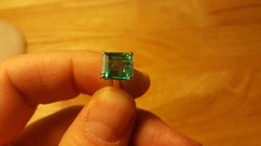 5 Carat Muzo Colombian Emerald 18 Karat Yellow Gold Engagement Ring