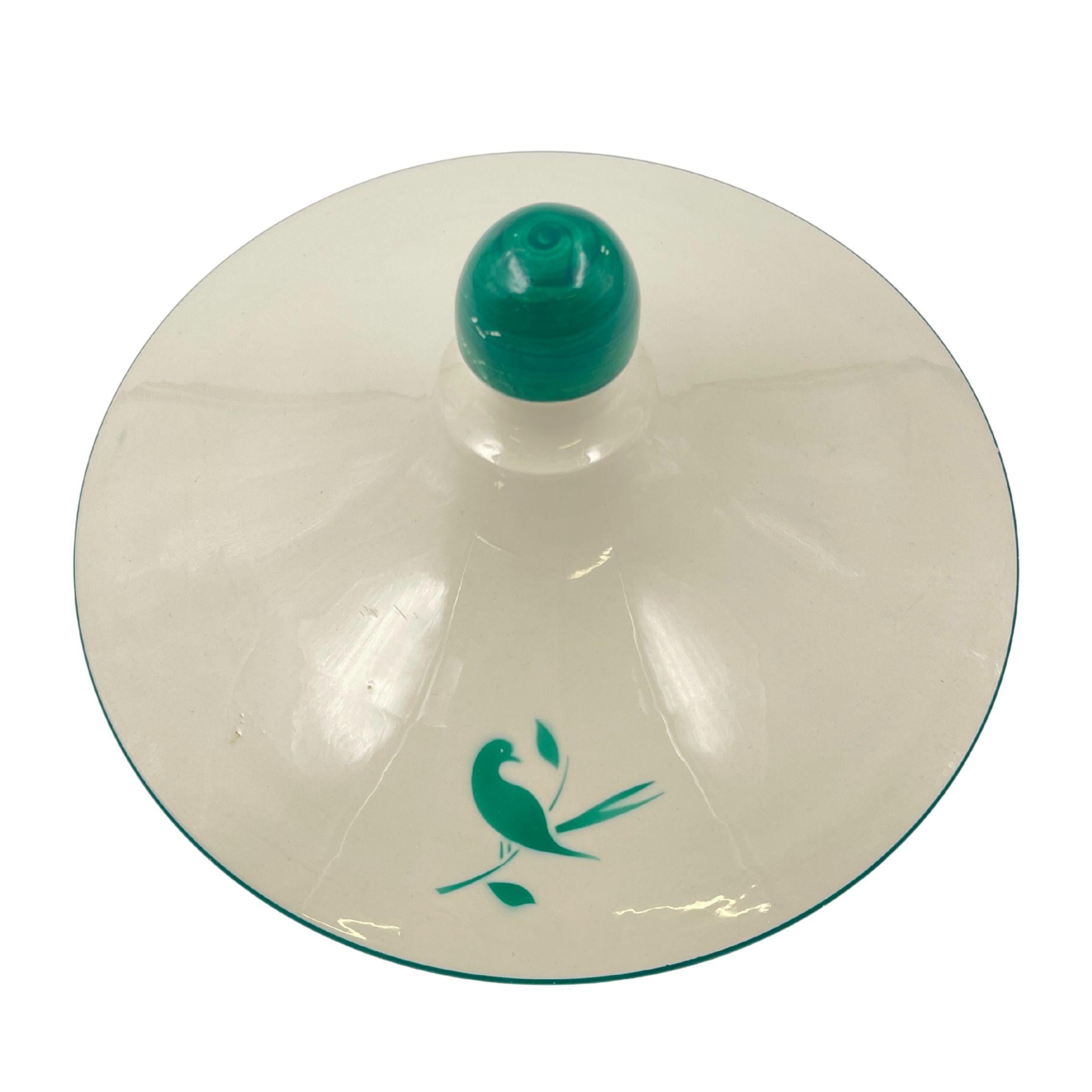 Autre 5 céramiques décorées d'un oiseau sur une branche, R. Ginori et G. Ponti, années 30/40 en vente