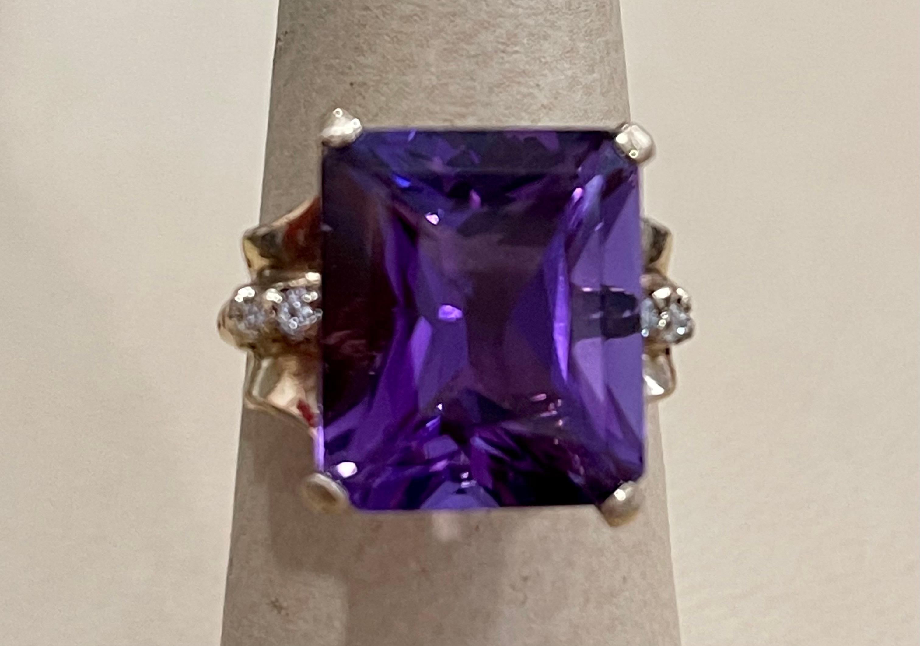 5 carat amethyst ring