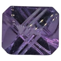 5 ct Brazil Radiant Amethyst Natural Fantasy Cut 12X10