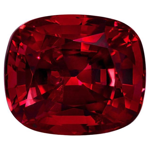 5 Karat Classic Burma Red Spinel - Seltener Edelstein im Kissenschliff für Collectors im Angebot