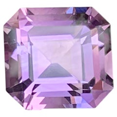 5 Ct Pastel Purple Color Emerald Cut Amethyst Gemstone for Ring Jewellery 11mm
