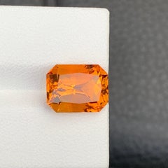 5 CTs Vivid Orange Color Mixed Cut Madeira Citrine Gemstone for Ring Jewellery
