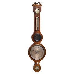 Used 5 dial Elegant Victorian Barometer First half of 19th century by P Corti Exeter