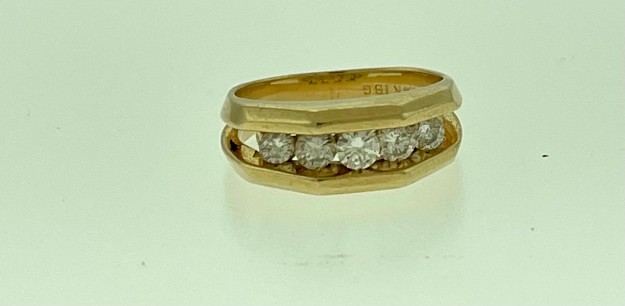 14 karat gold wedding ring set