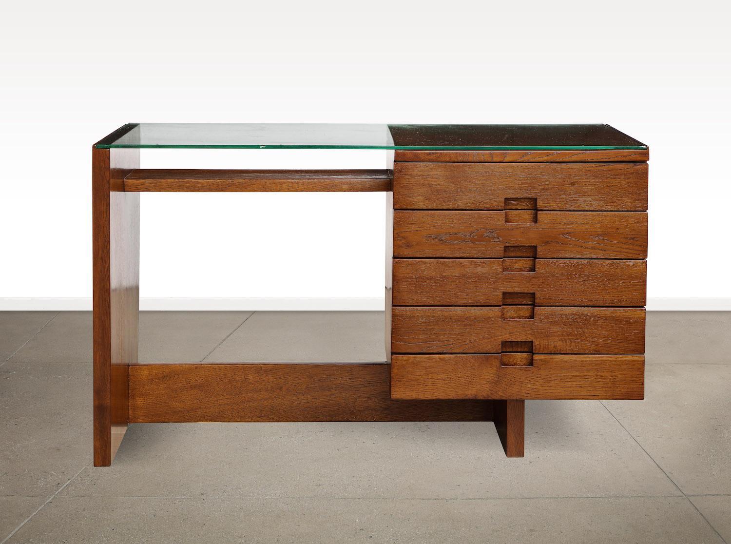 Italian 5-Drawer Desk by Gio Ponti
