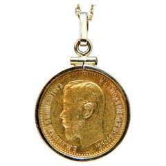 5 Ducat Coin Pendant 22 Karat, 1898