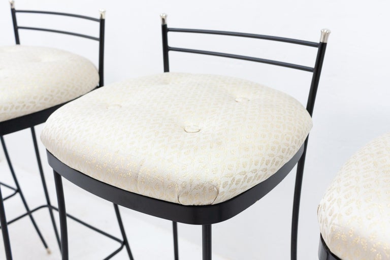 5 Elegant Italian bar stools For Sale at 1stdibs