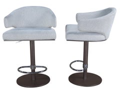 5 Elite Manufacturing Corp Elliot Modern Adjustable Swivel Counter Bar Stools