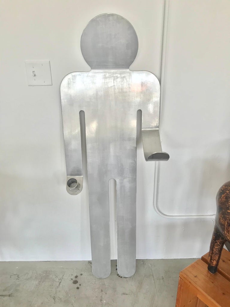 Late 20th Century Steel Figural Sculpture For Sale