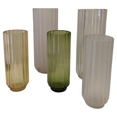 5 vases Art déco de George Sakier, années 1930