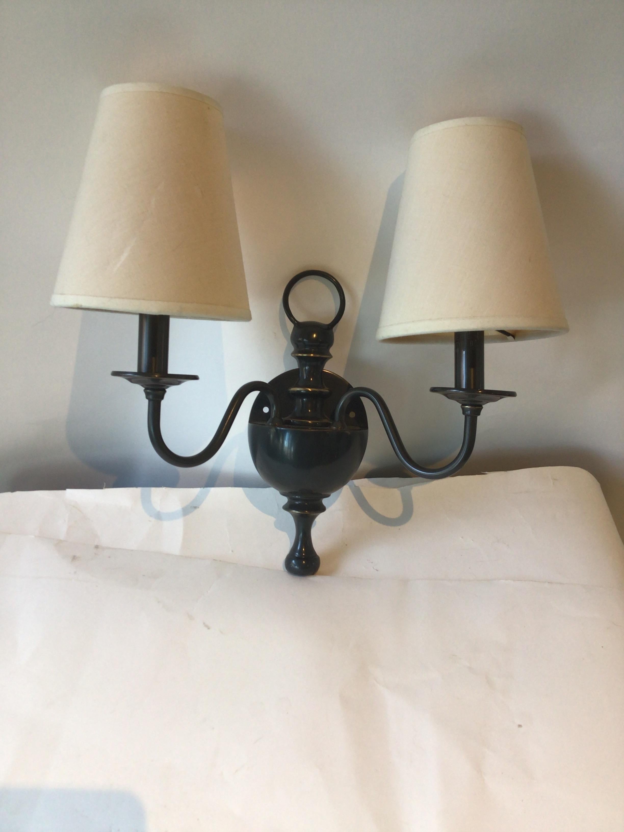 5 Georgian Style Iron Restoration Hardware Sconces For Sale at 1stDibs