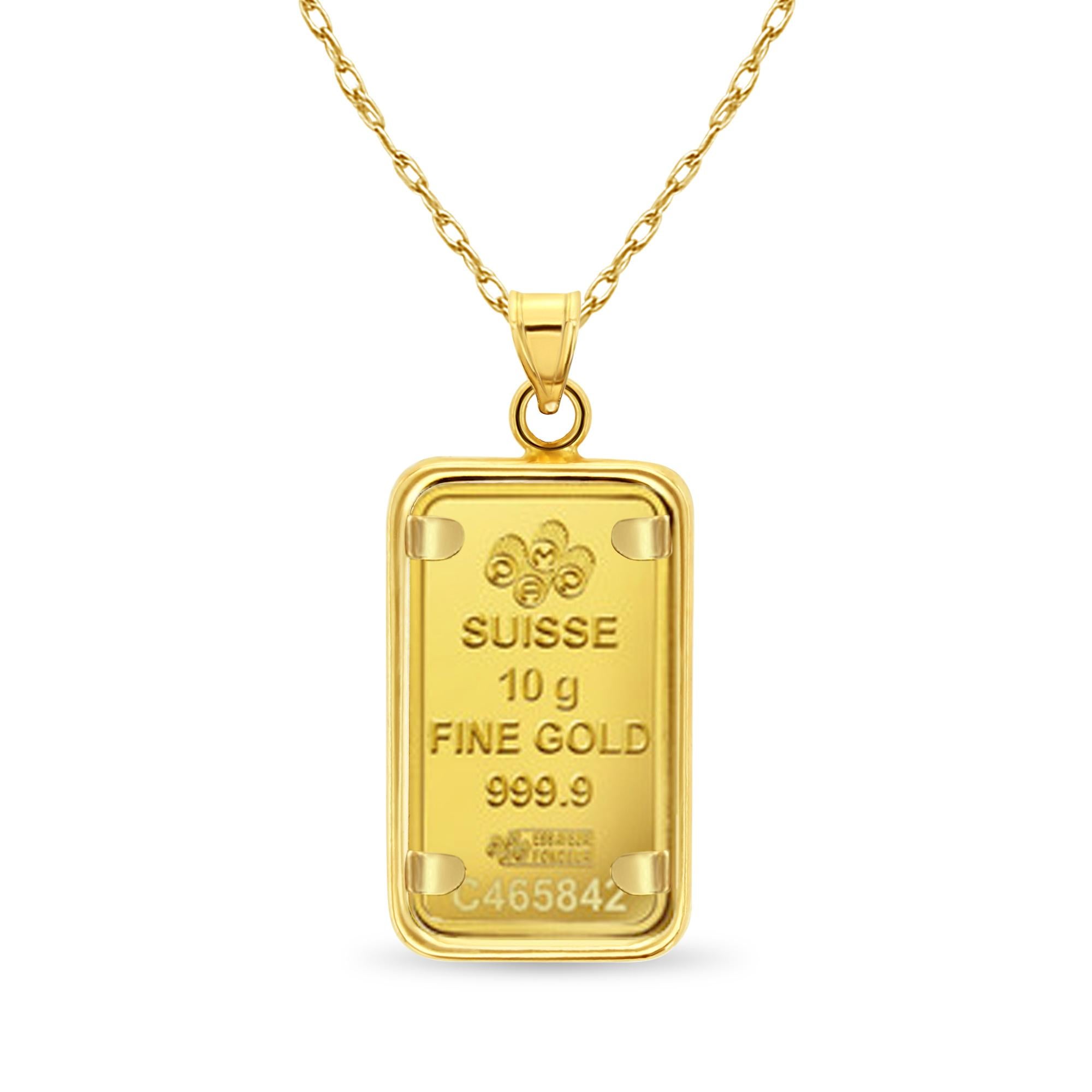 **FATTO SU ORDINAZIONE**

♥ Informazioni sulle monete ♥
Paese: Svizzera
Dettagli: Lingotto d'oro Pamp Suisse da 10 grammi
Purezza: 999,9
Peso del metallo: 0.3215 once troy
Dritto; rovescio: Varia in base alla disponibilità
Design/One: PAMP Suisse o