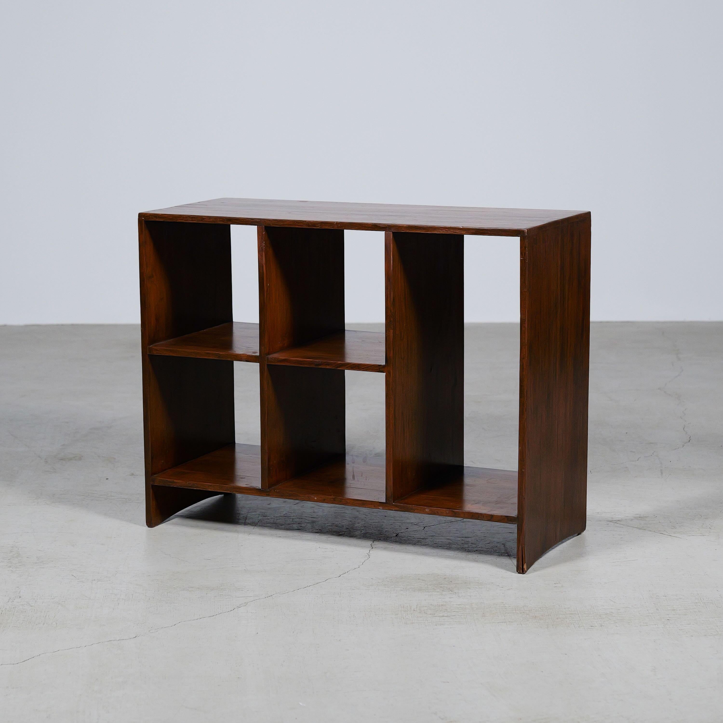 An authentic mid-century piece from Pierre Jeanneret’s legendary Chandigarh commission. Crafted in teak wood.