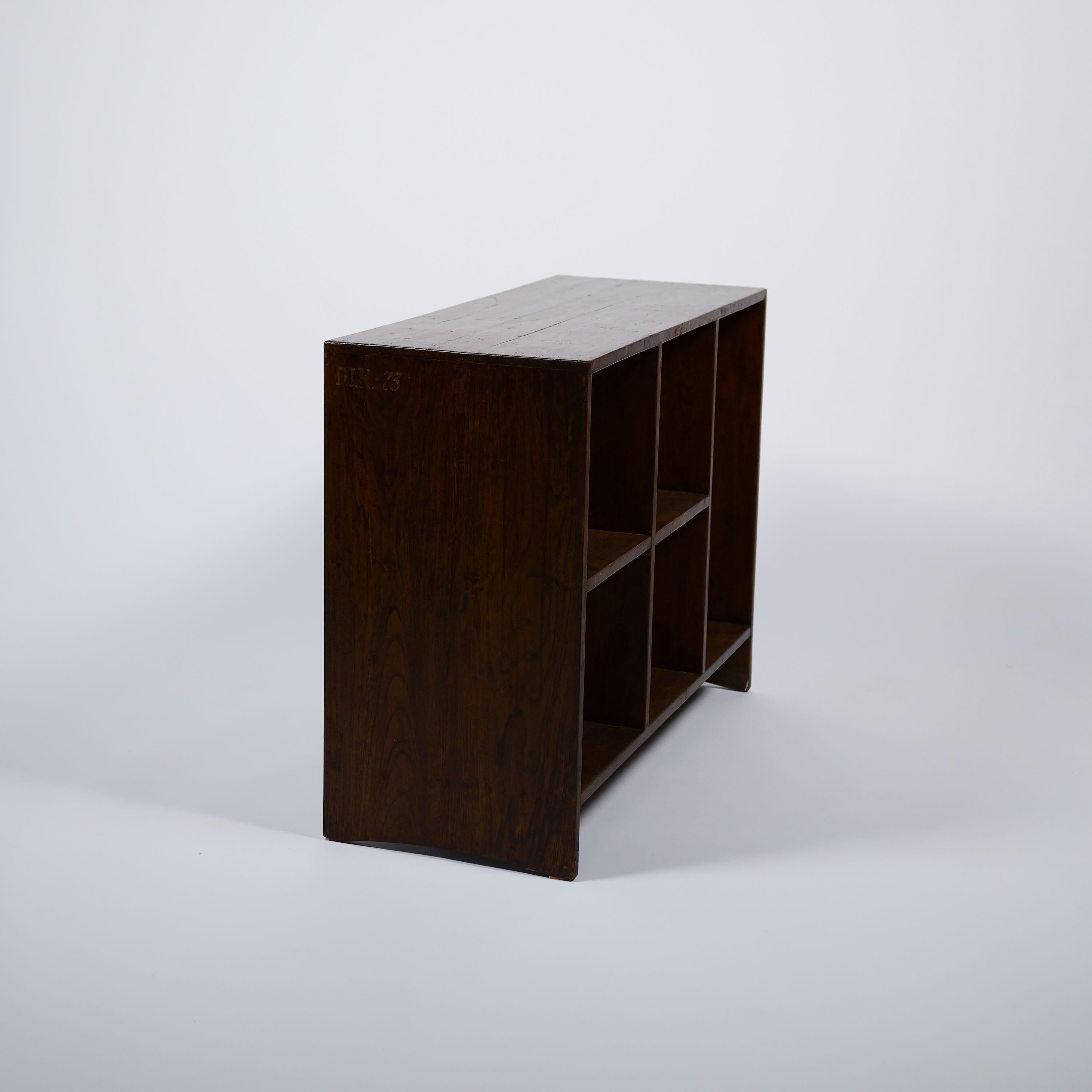 Mid-Century Modern 5-Hole File Rack by Pierre Jeanneret for Chandigarh, India, Circa 1957-58 For Sale