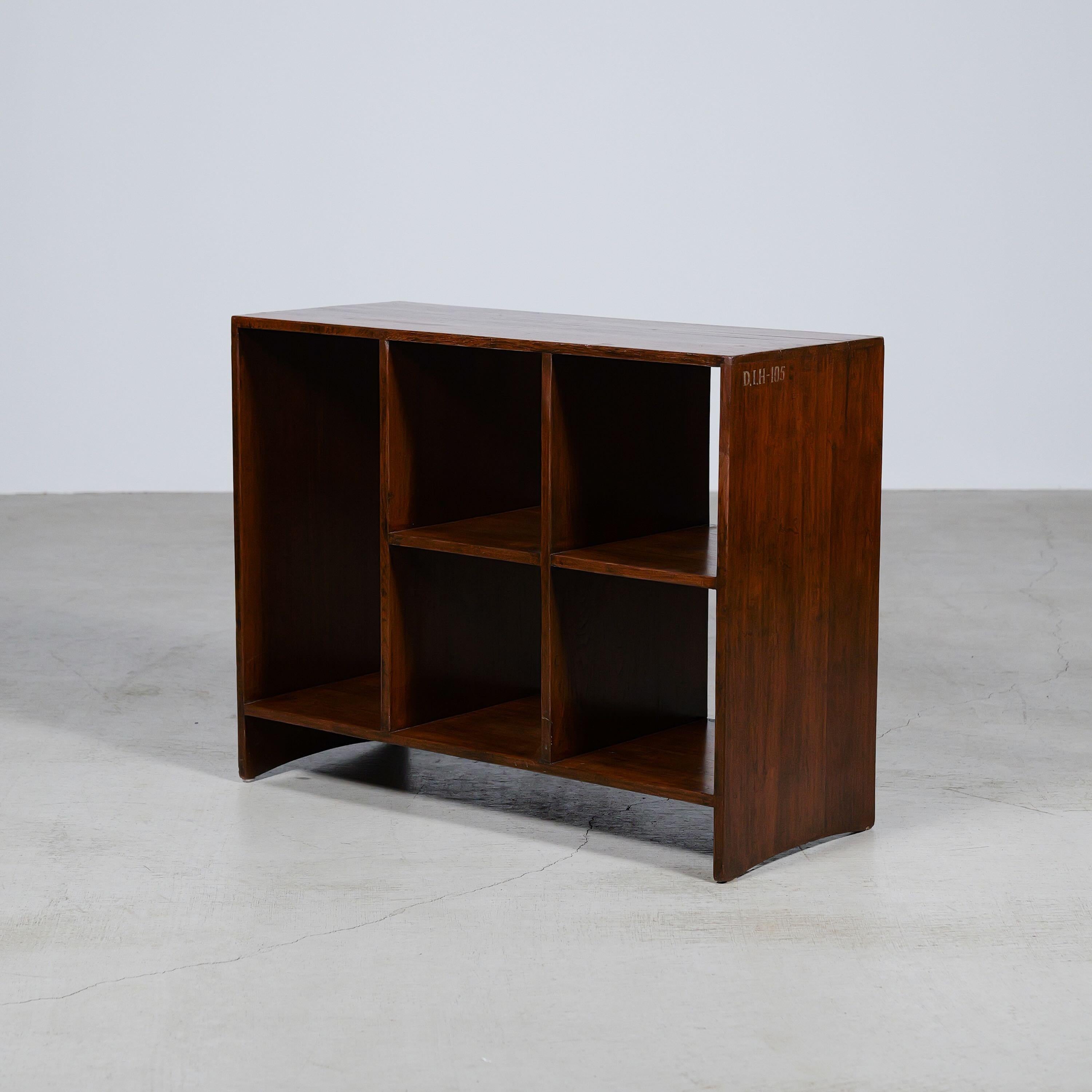 Indian 5-Hole File Rack by Pierre Jeanneret for Chandigarh, India, Circa 1957-58 For Sale