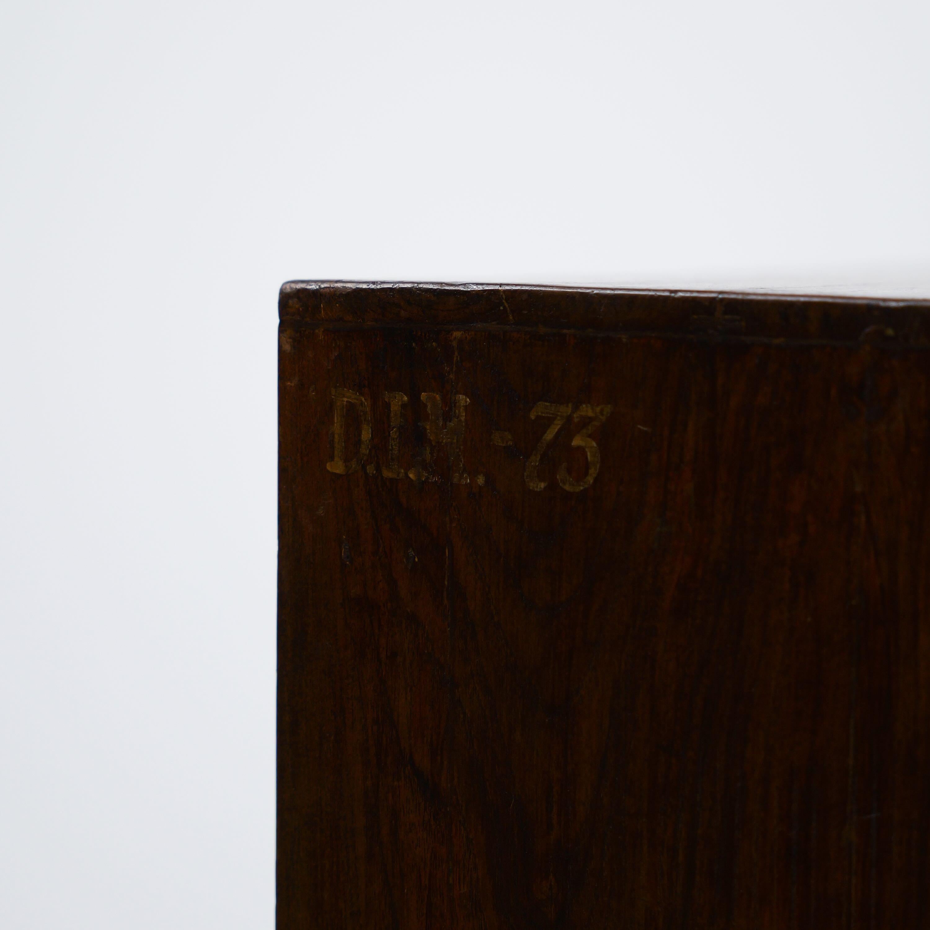 20th Century 5-Hole File Rack by Pierre Jeanneret for Chandigarh, India, Circa 1957-58 For Sale