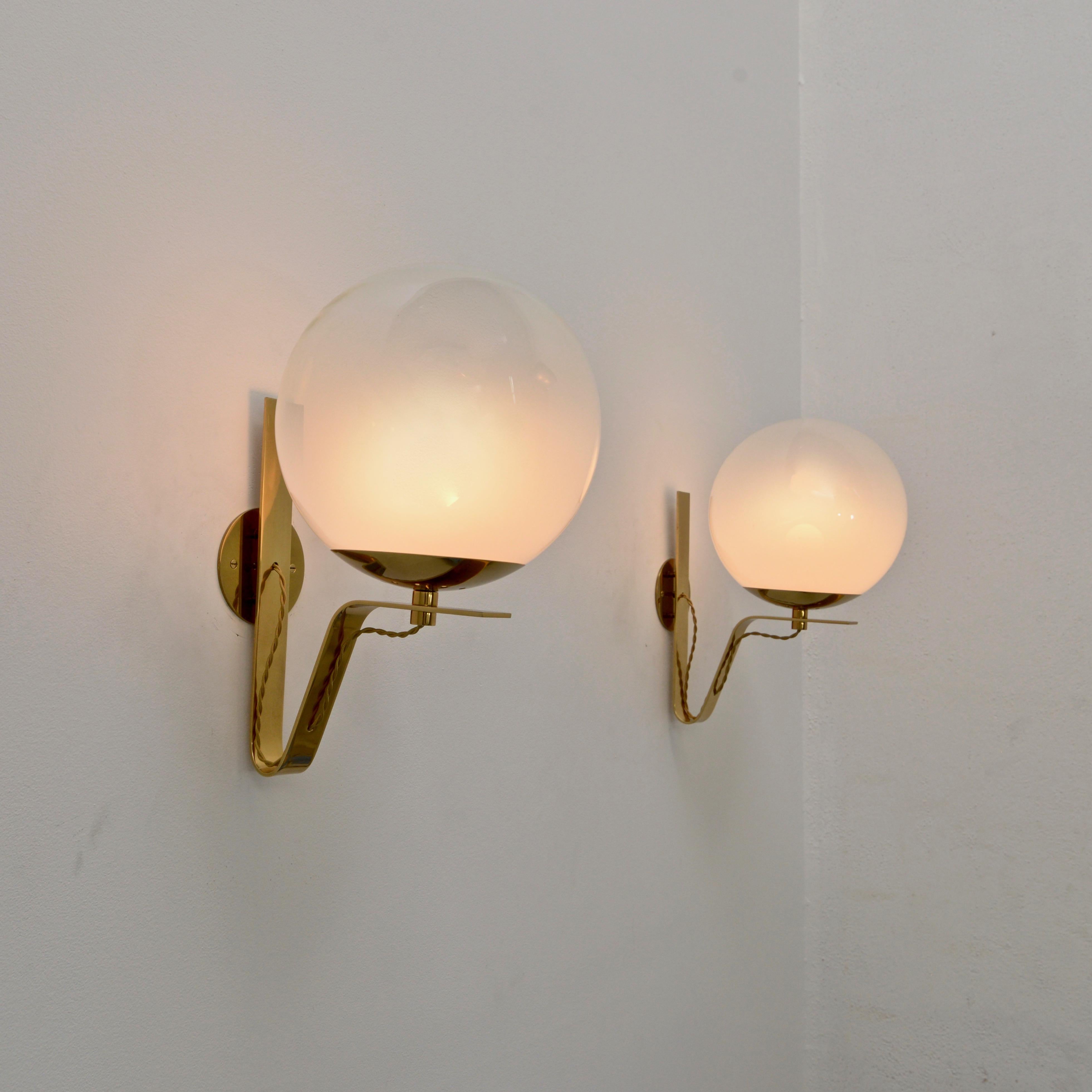 '5' Large Italian Globe Sconces II 4