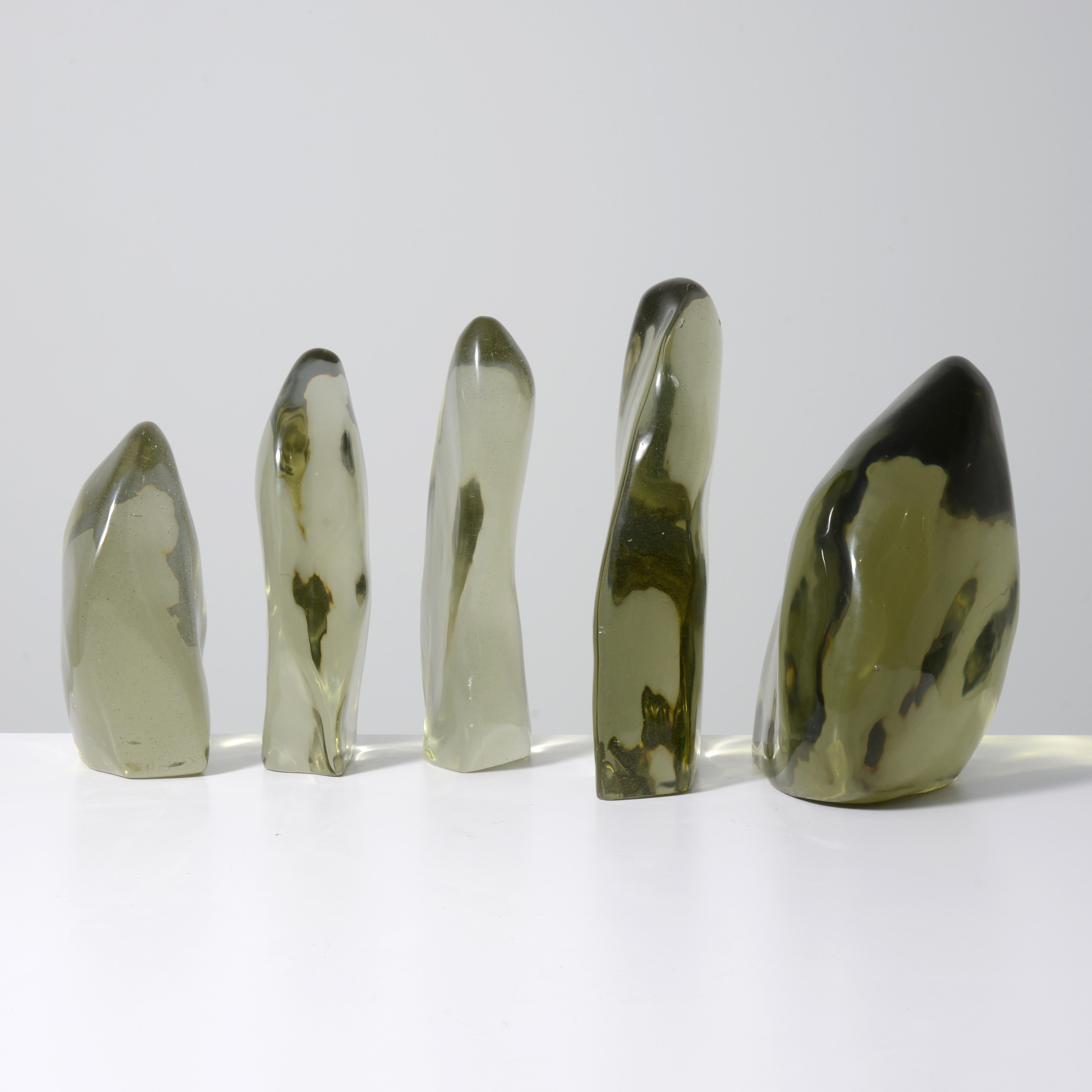 Lucidato 5 Grandi Cristalli Andara Lucidi, 17 