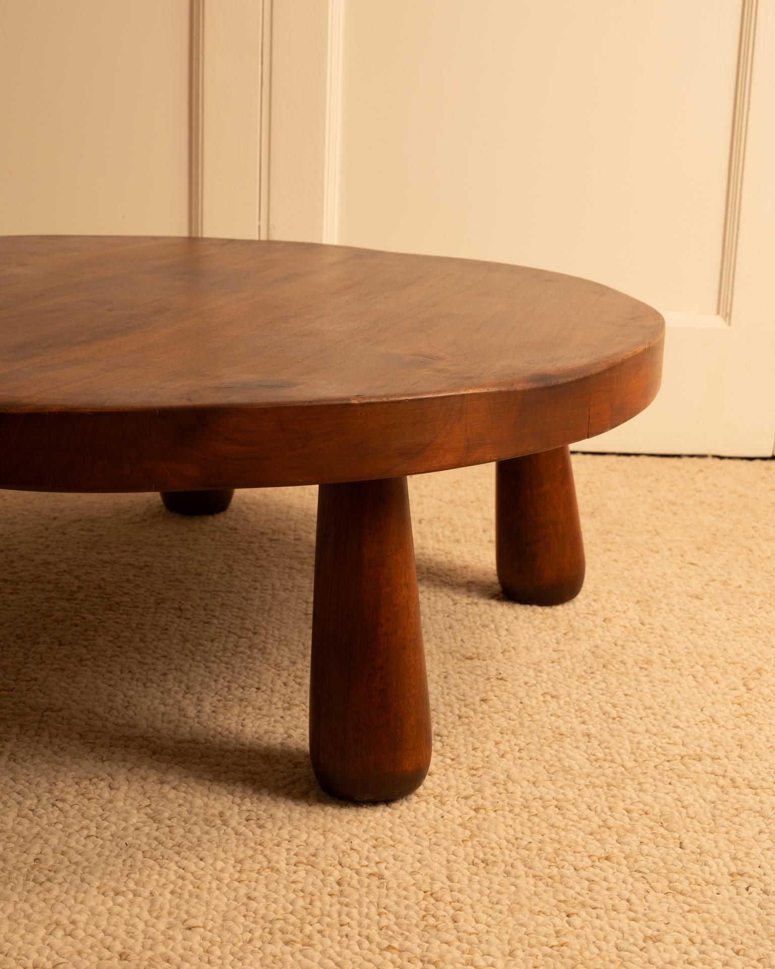 French 5-legged table - France 1970s For Sale