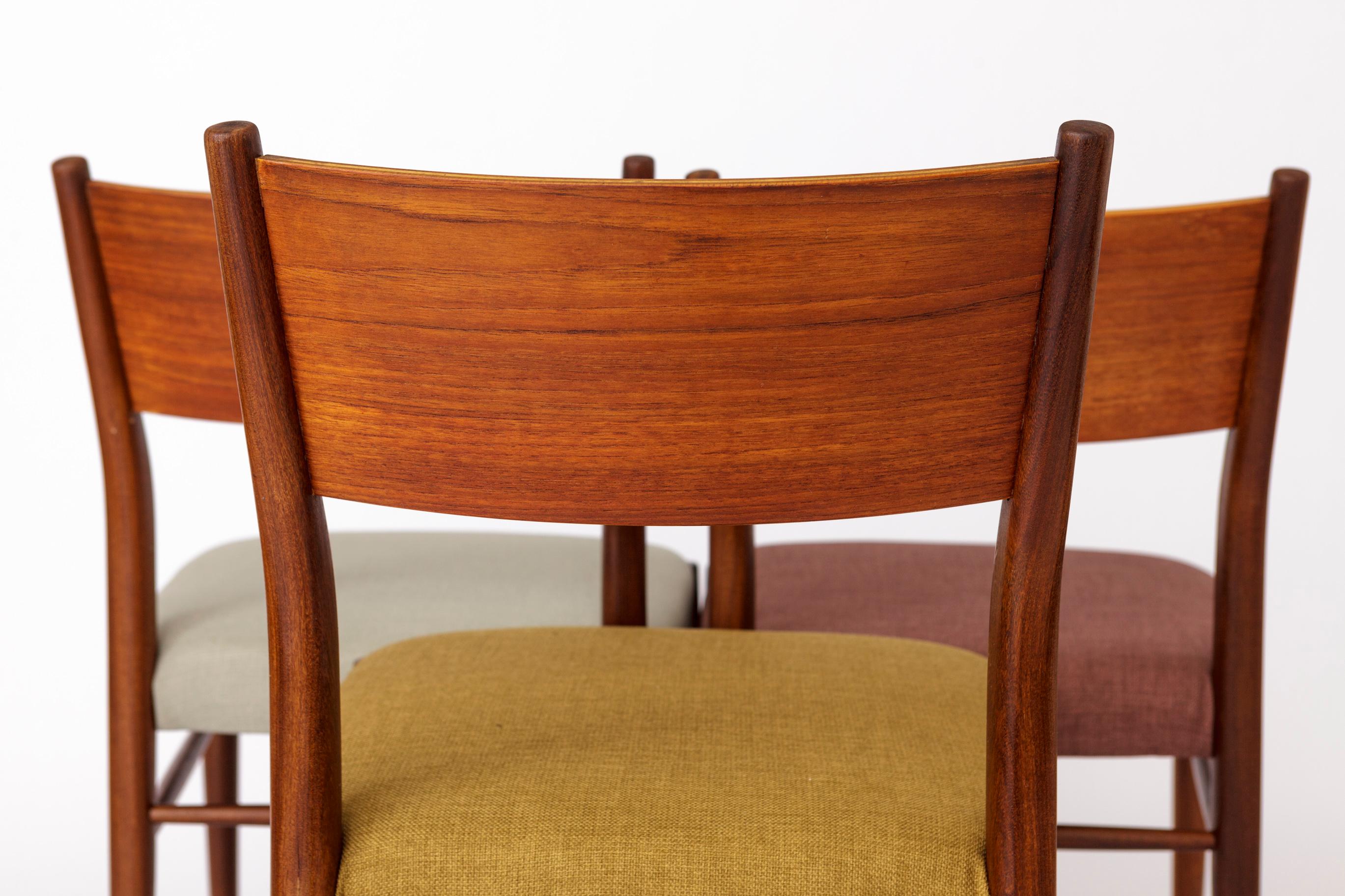 5 Lübke Chairs 1960s Germany Vintage For Sale 2