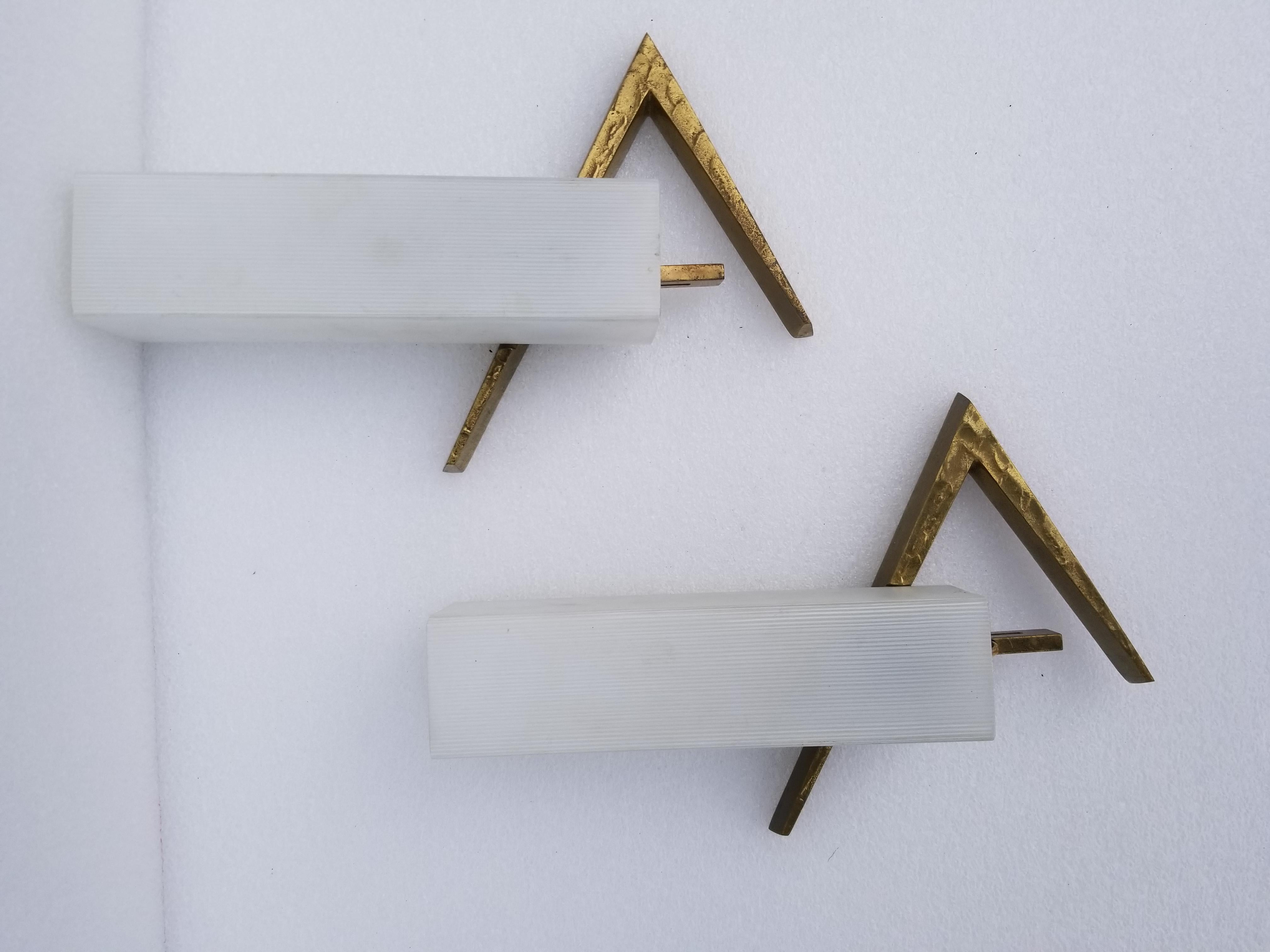 5 Maison Arlus Bronze Sconces, Priced Individually For Sale 8