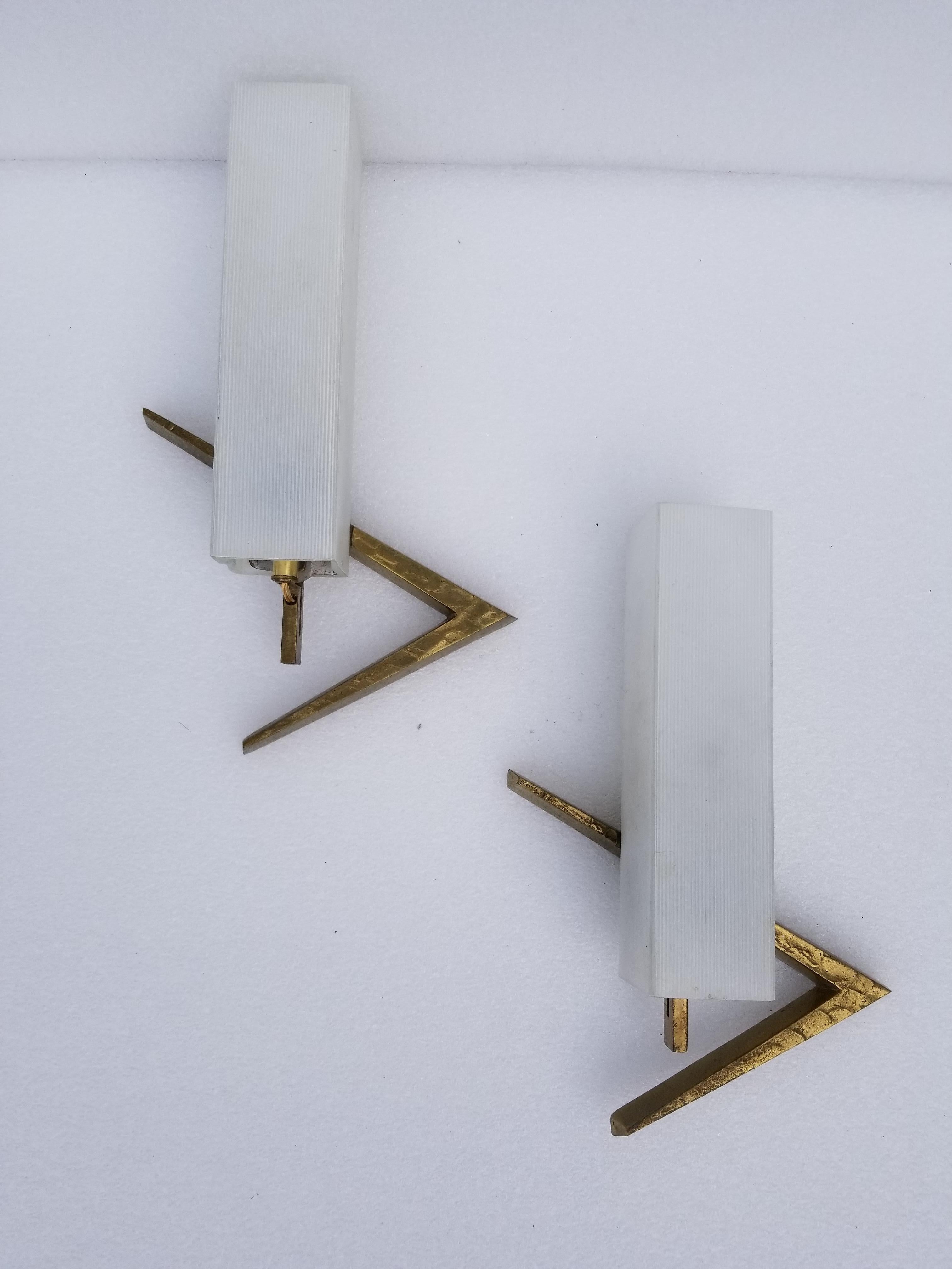 5 Maison Arlus Bronze Sconces, Priced Individually For Sale 10