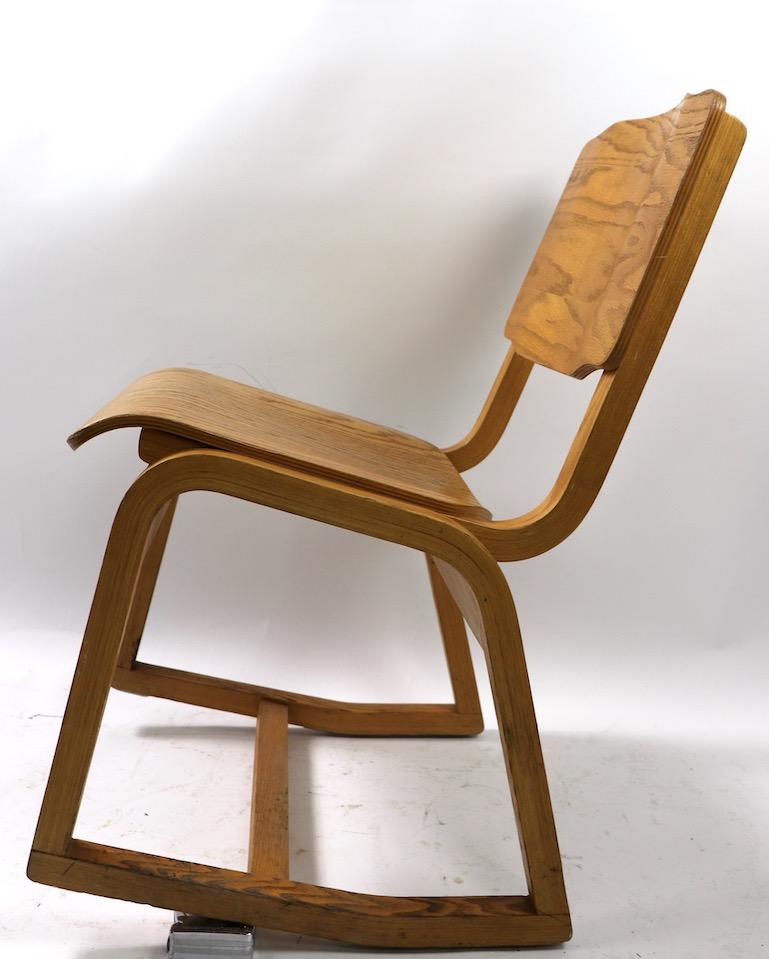 3 Mid Century Bentwood Chairs Attributed to Thonet 3