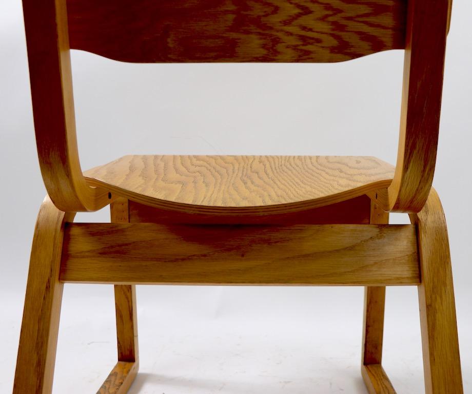 3 Mid Century Bentwood Chairs Attributed to Thonet 5