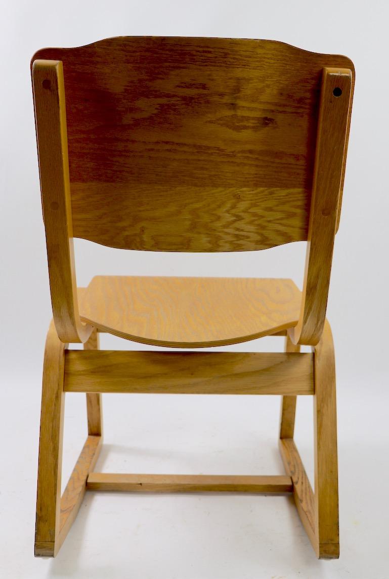 3 Mid Century Bentwood Chairs Attributed to Thonet 6