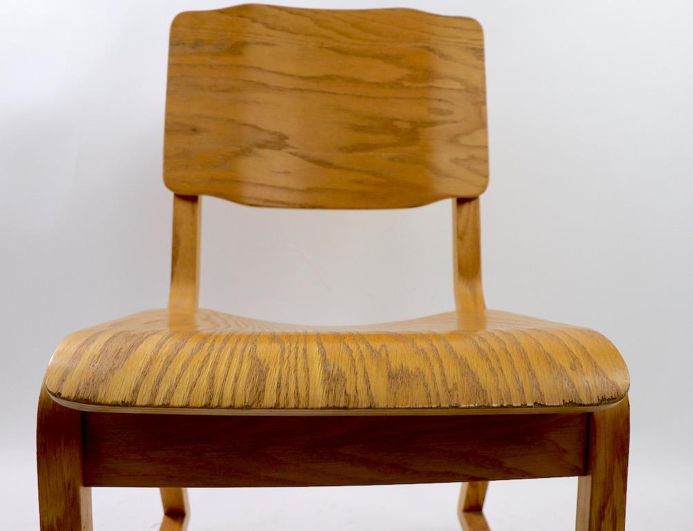 3 Mid Century Bentwood Chairs Attributed to Thonet In Good Condition In New York, NY