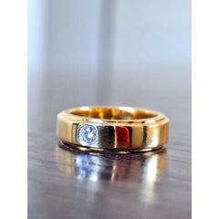 5 MM Moissanite Flush Setting Wedding Band Unisex Ring 925 Sterling Silver.