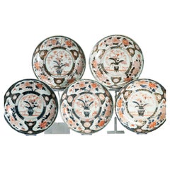 #5 of Large Edo Period Genroku Imari Dishes Ca 1680 Japan Porcelain